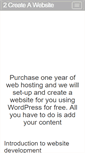 Mobile Screenshot of 2createawebsite.us